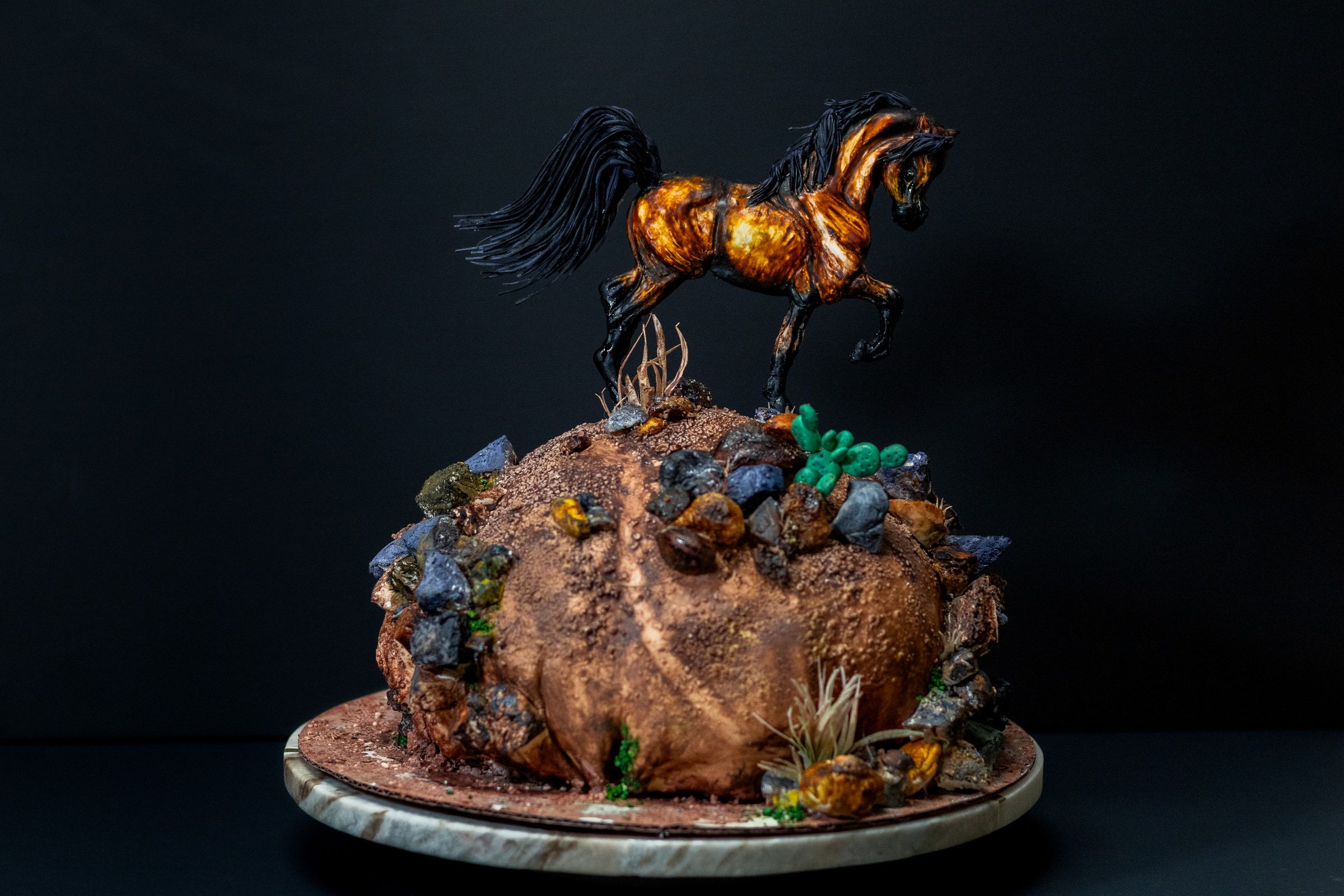 Golden horse